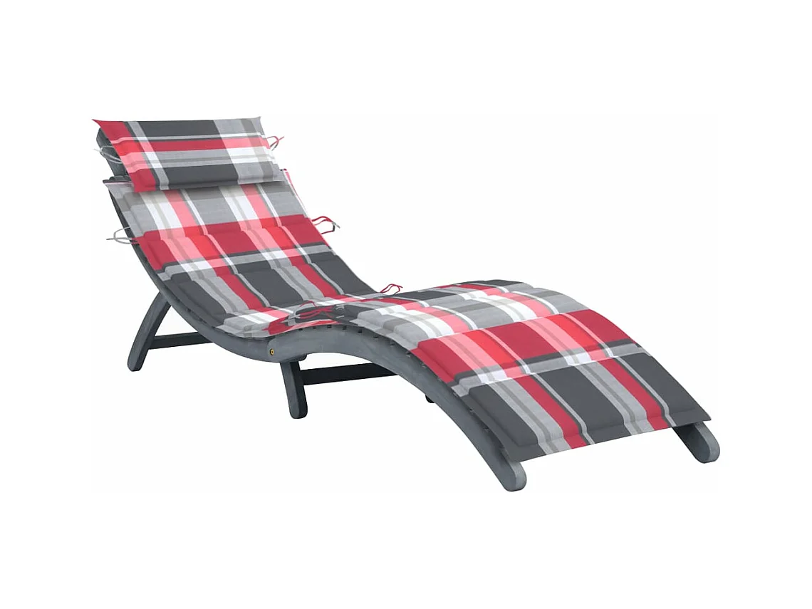 Transat chaise longue bain bois marron 92 x 55 x 20 cm 02_0012464