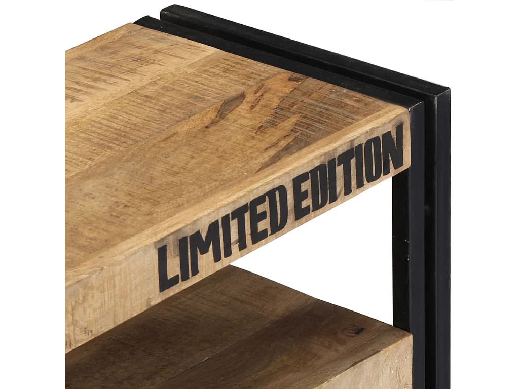 Mueble TV Buffet TV diseño práctico 100 cm madera maciza de mango 2502272