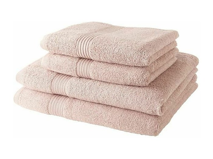 Serviette De Toilette En Gaze De Coton 50x90 Cm - Rose Pêche - 220 GSM - Oeko-Tex - Lavable Machine