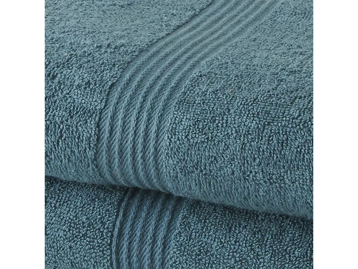 2 asciugamani 50 x 90 cm 100% Cotone Pavone