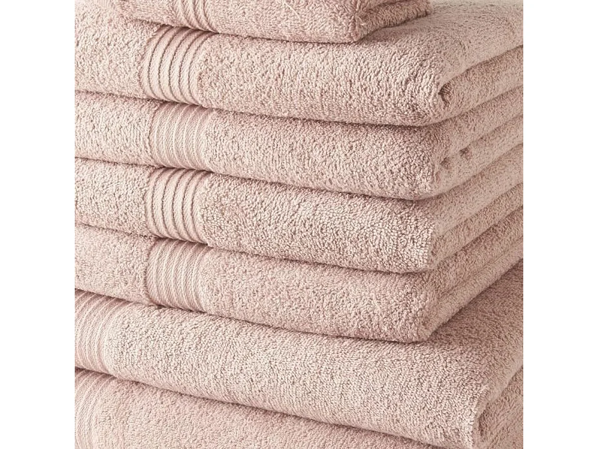 4 Asciugamani Bagno 30 x 50 + 4 Asciugamani Bagno 50 x 90 + 2 Teli Bagno 70 x 130 cm