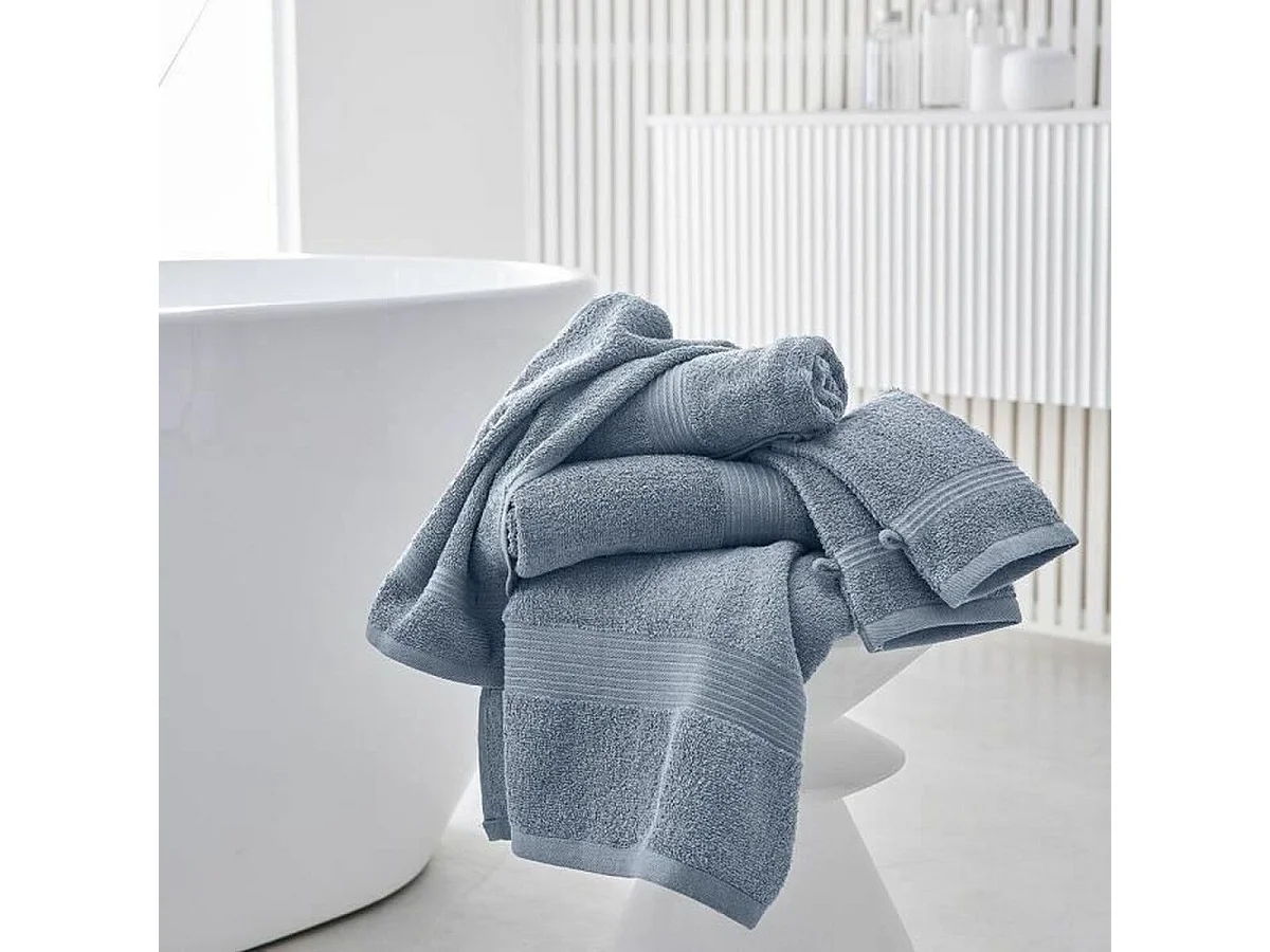 Drap de bain 100% coton 70x130 cm, Denim, Today