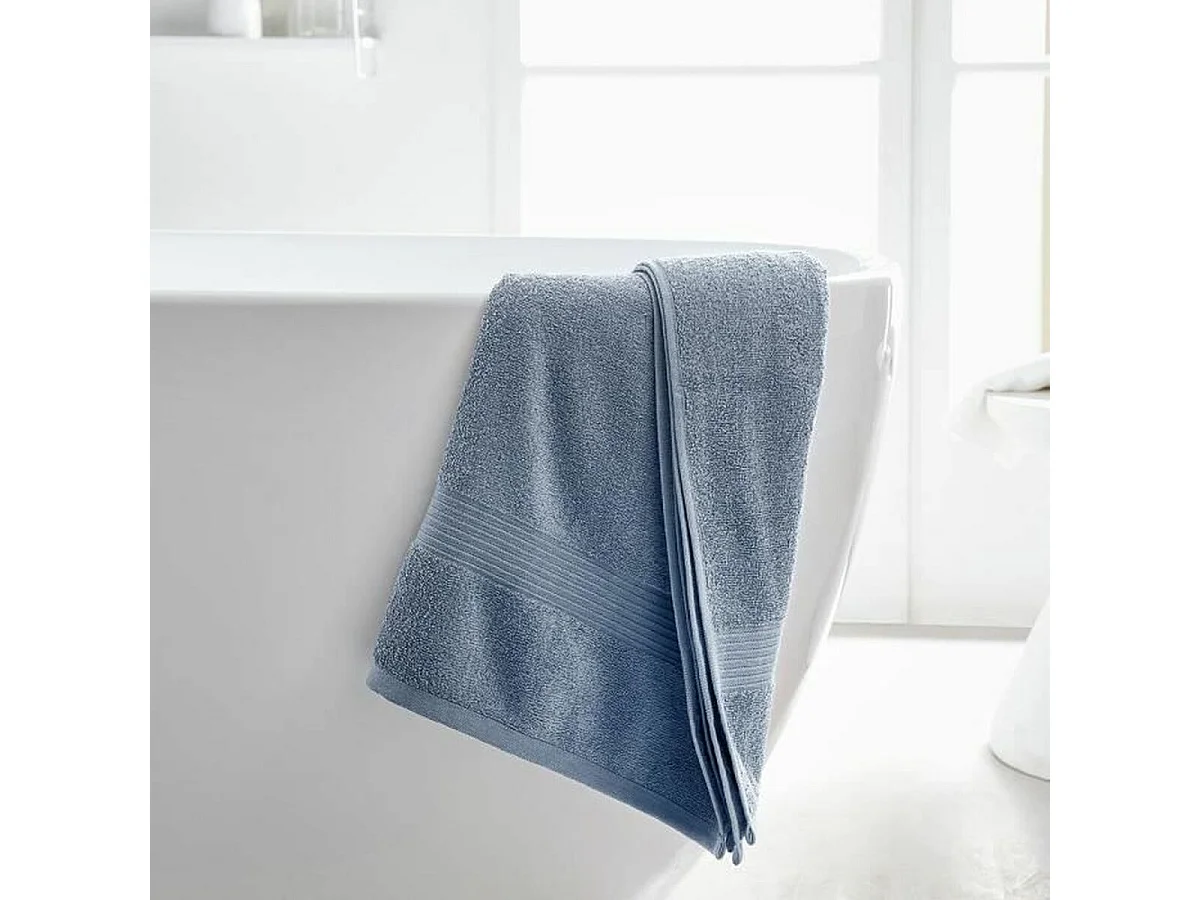 Drap de bain 100% coton 70x130 cm, Denim, Today
