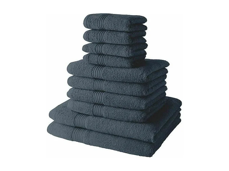 4 Asciugamani Bagno 30 x 50 + 4 Asciugamani Bagno 50 x 90 + 2 Teli Bagno 70 x 130