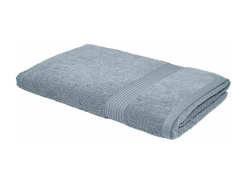 Maxi drap de bain 100% coton, 90x150 cm, coloris denim, Today