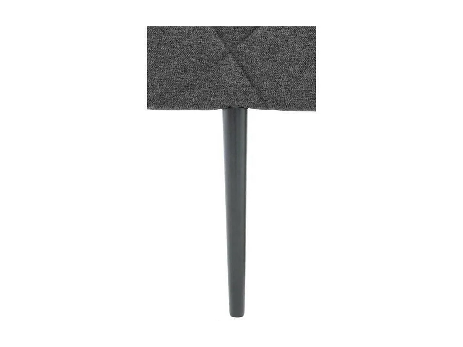 Tête de lit TUDOR - Tissu Anthracite - 162 x 100 x 7 cm