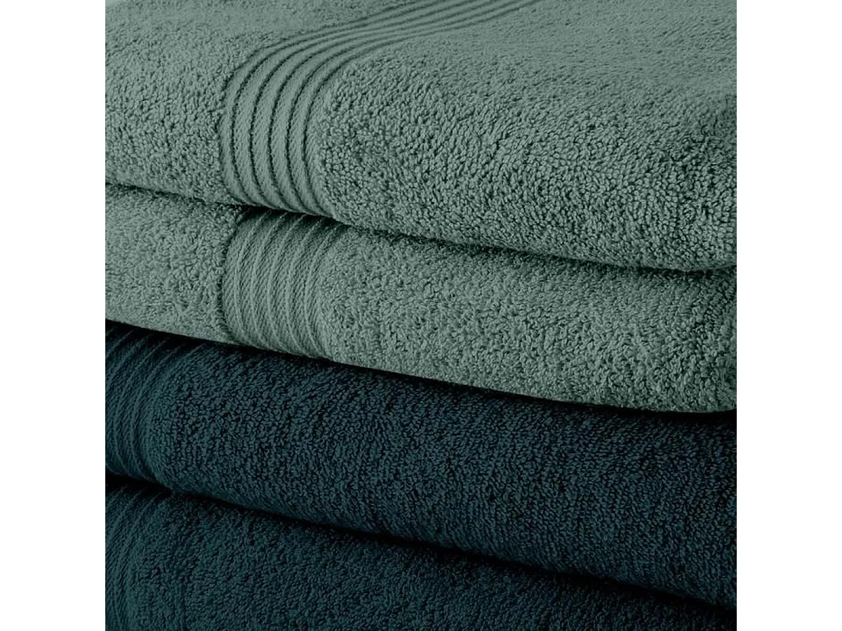 Set de Toallas TODAY 5 peacock + 5 cecidon 50 x 90 cm (10 Unidades)