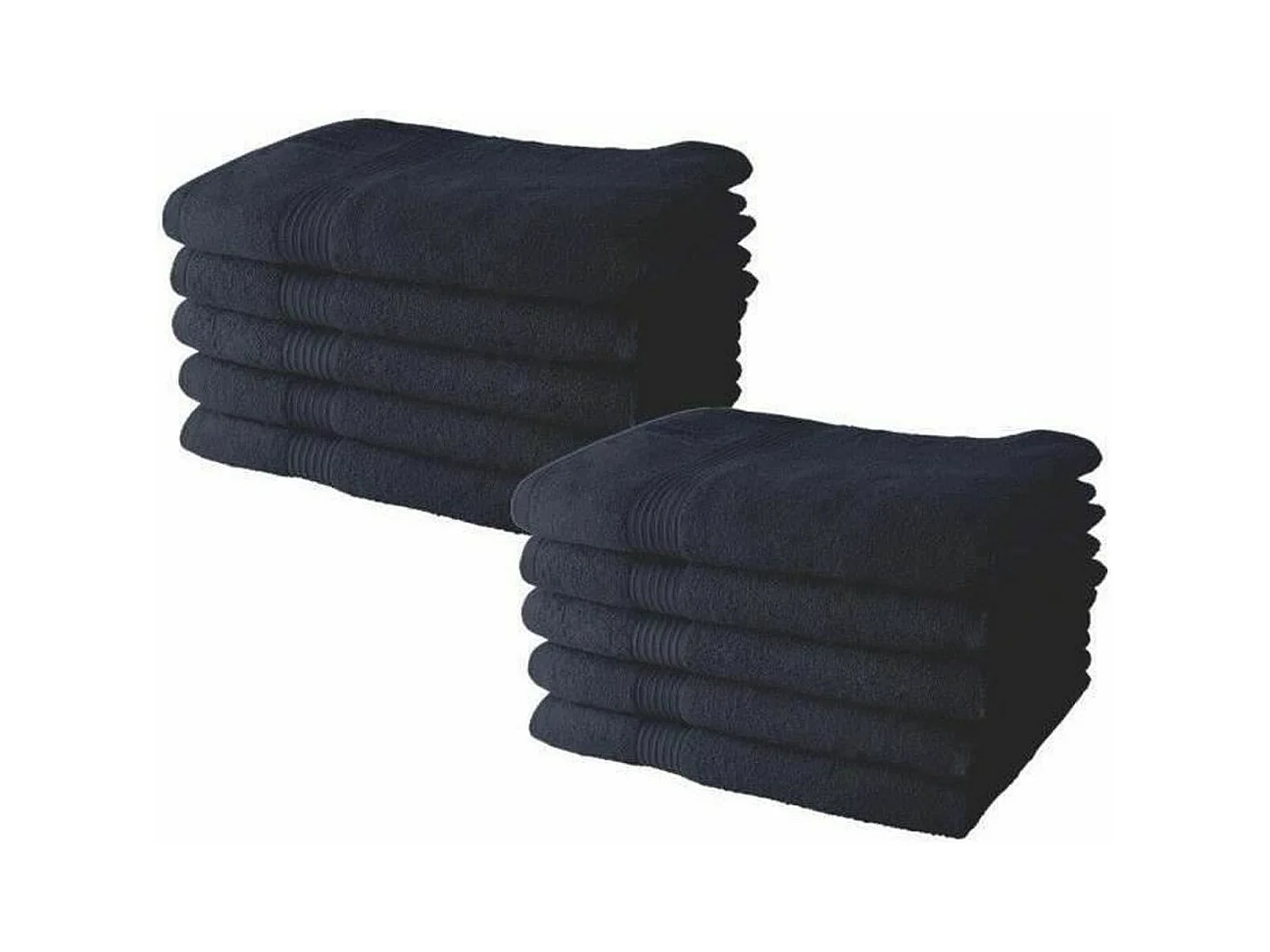 10 serviettes de Toilette 50 x 90 cm Navy