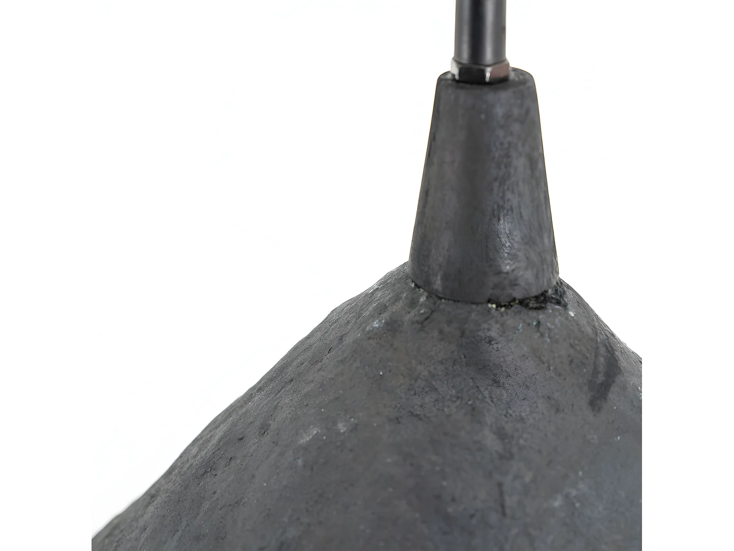 Sana - Suspension en papier mâché ø28cm - Gris