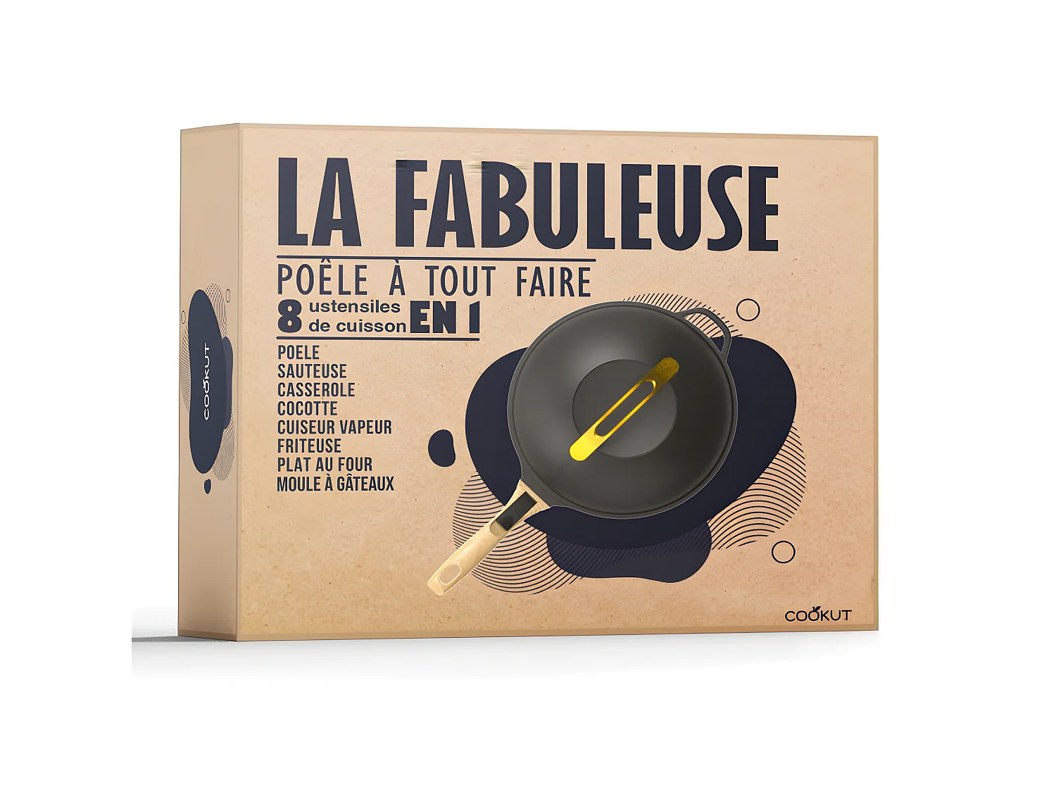 La fabuleuse poêle 8 en 1 Météore 28 cm