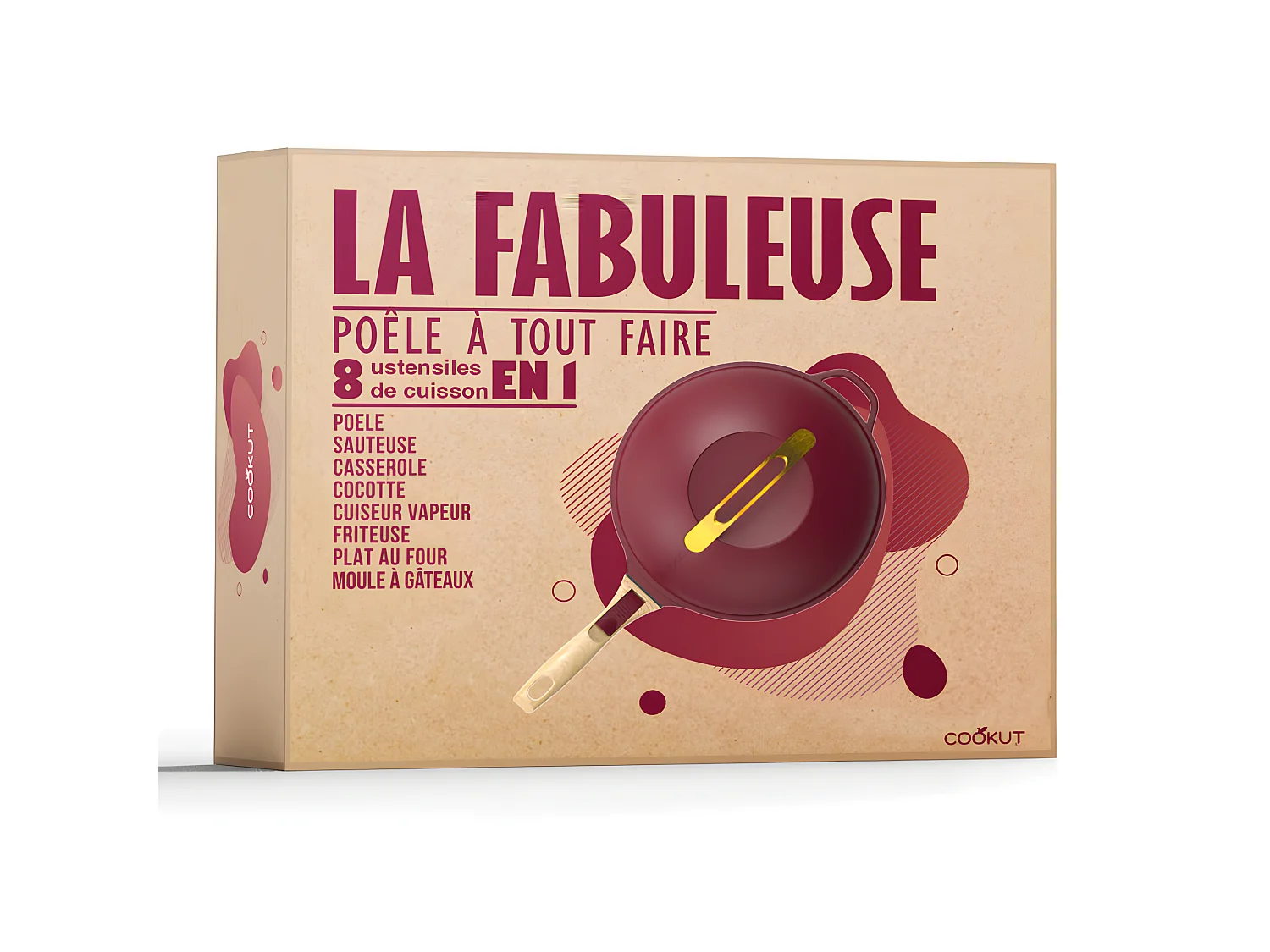 La fabuleuse poele 28 cm rubis