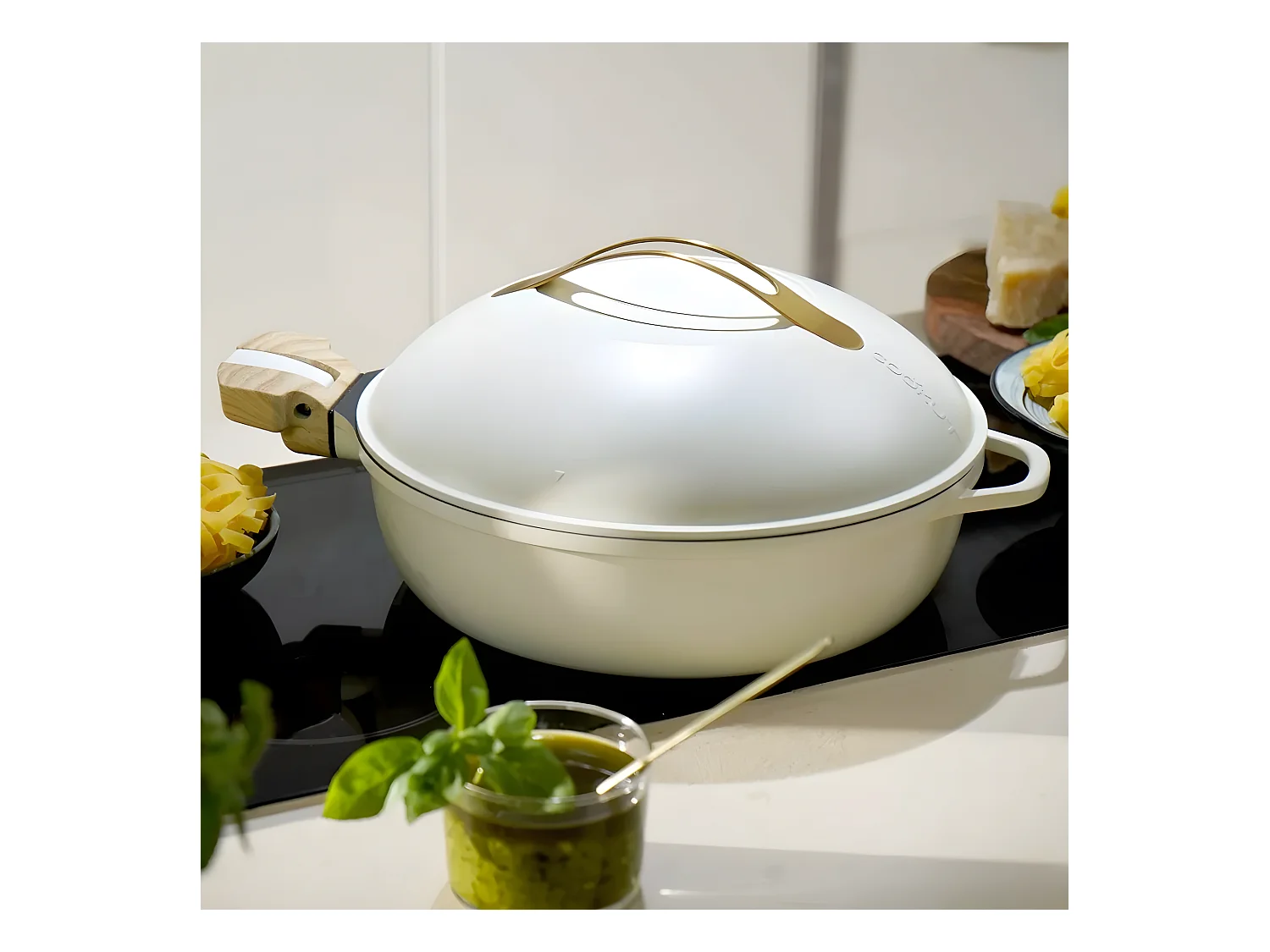 La fabuleuse poêle 8 en 1 meringue 28 cm