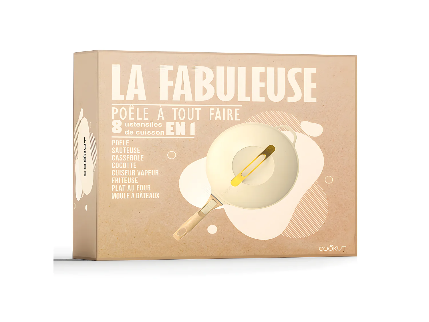La fabuleuse poêle 8 en 1 meringue 28 cm