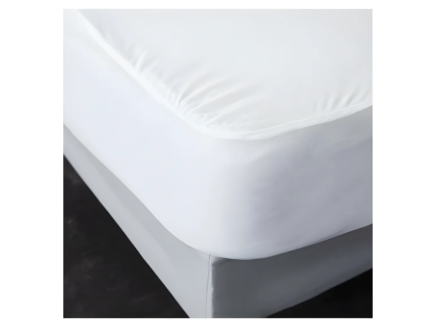 SWEETNIGHT Protege-matelas AXEL - Imperméable - Blanc - 140 x 190 / 200 cm