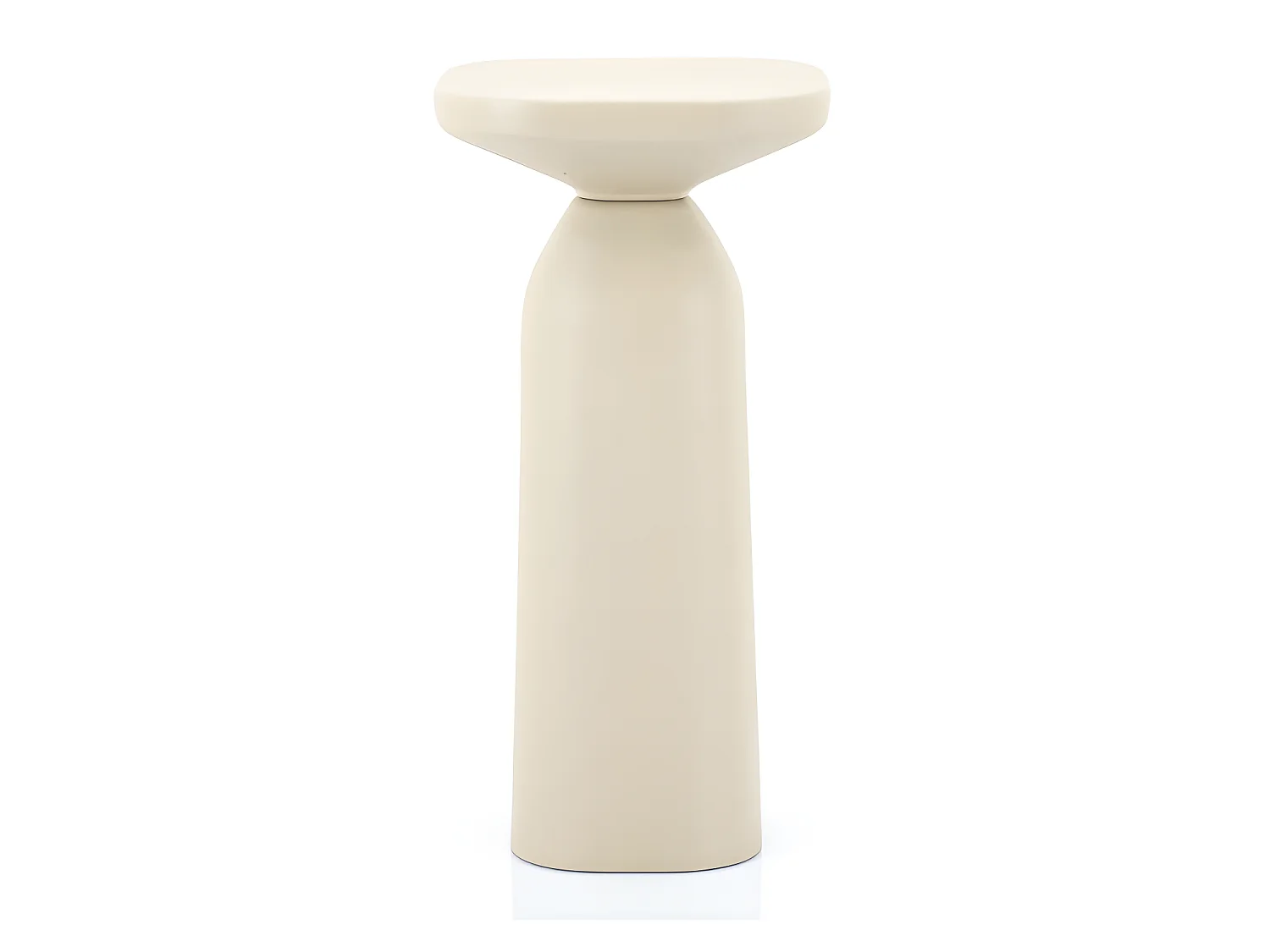 Squand - Table d'appoint en aluminium ø27cm - Couleur - Beige