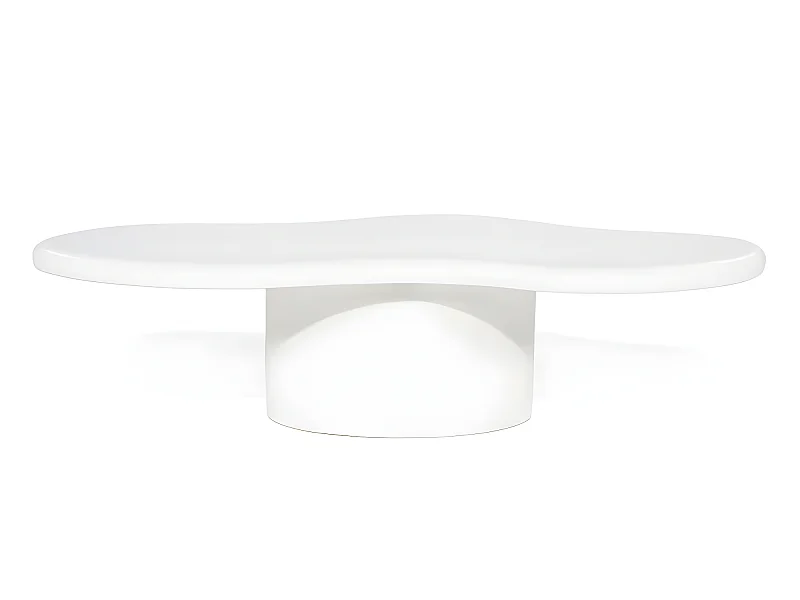 Seki - Table basse organique - Blanc