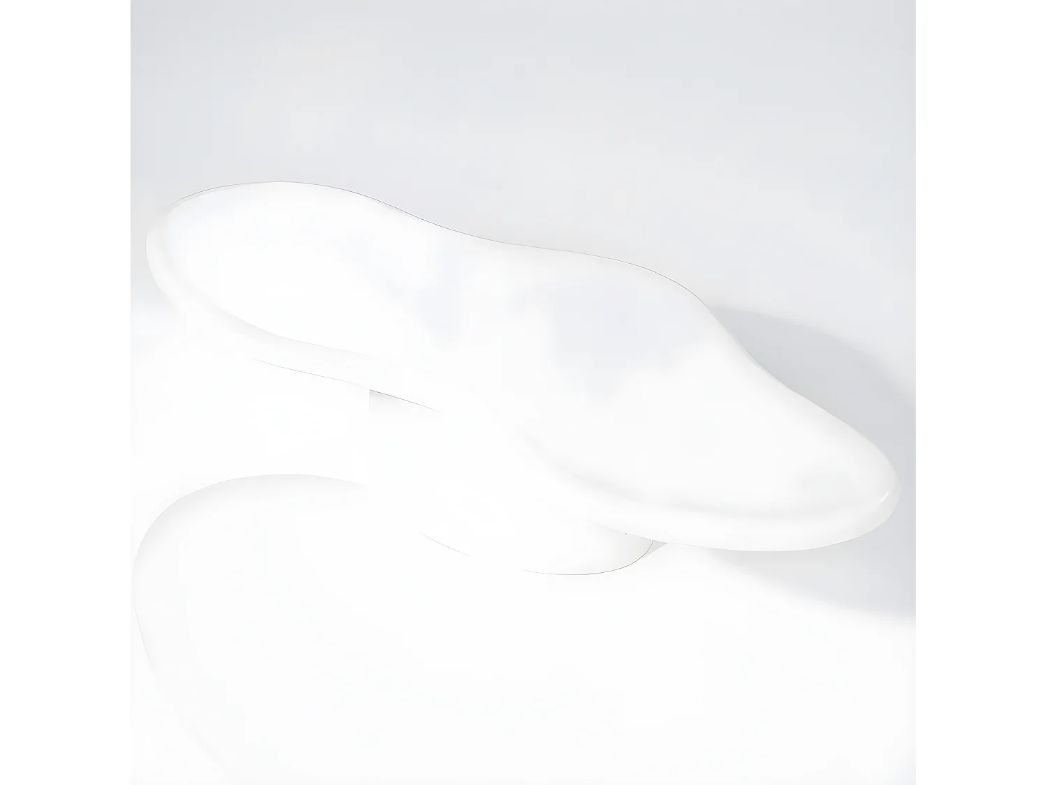 Seki - Table basse organique - Blanc