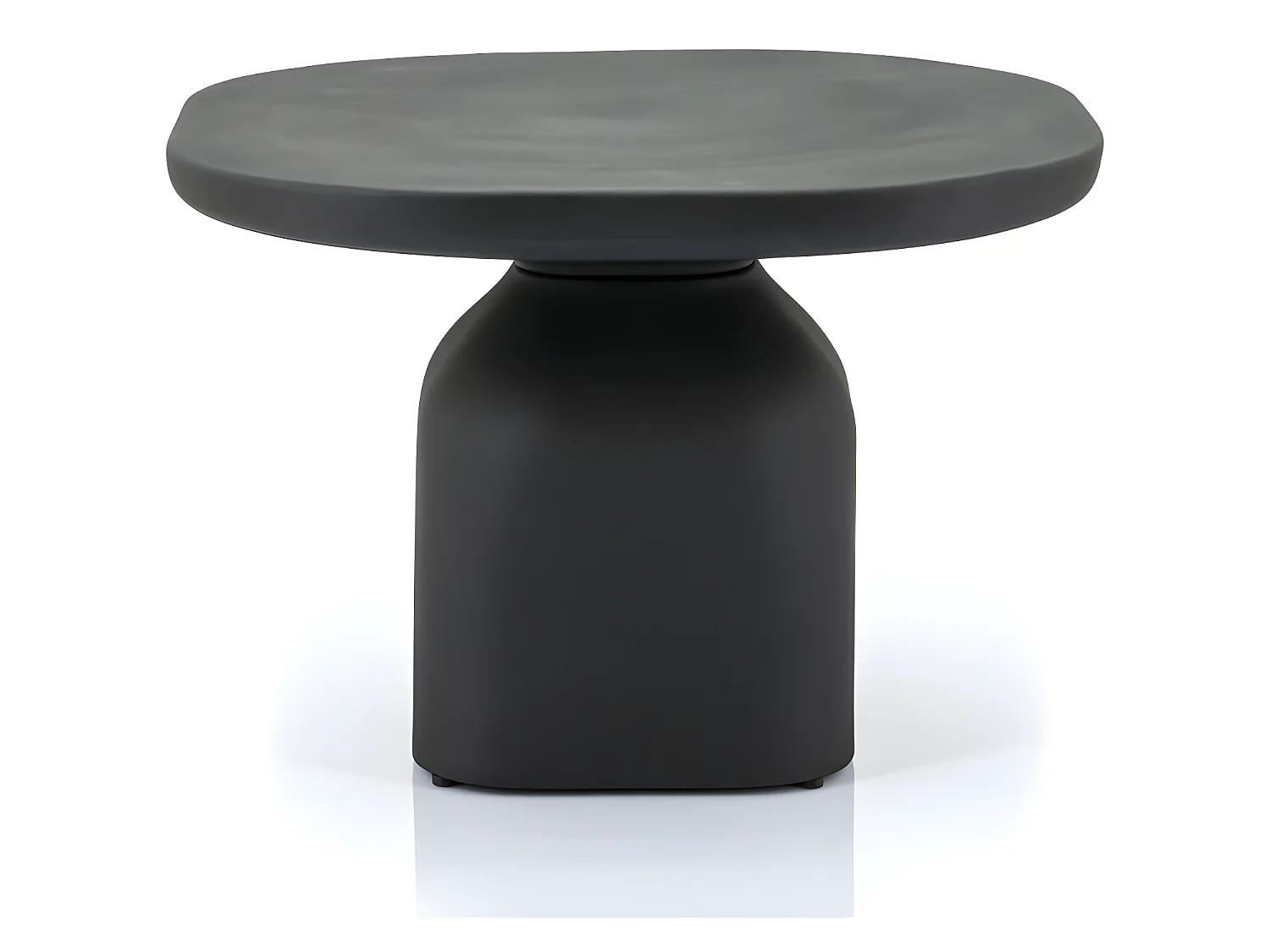 Squand - Table basse en aluminium ø60cm - Noir