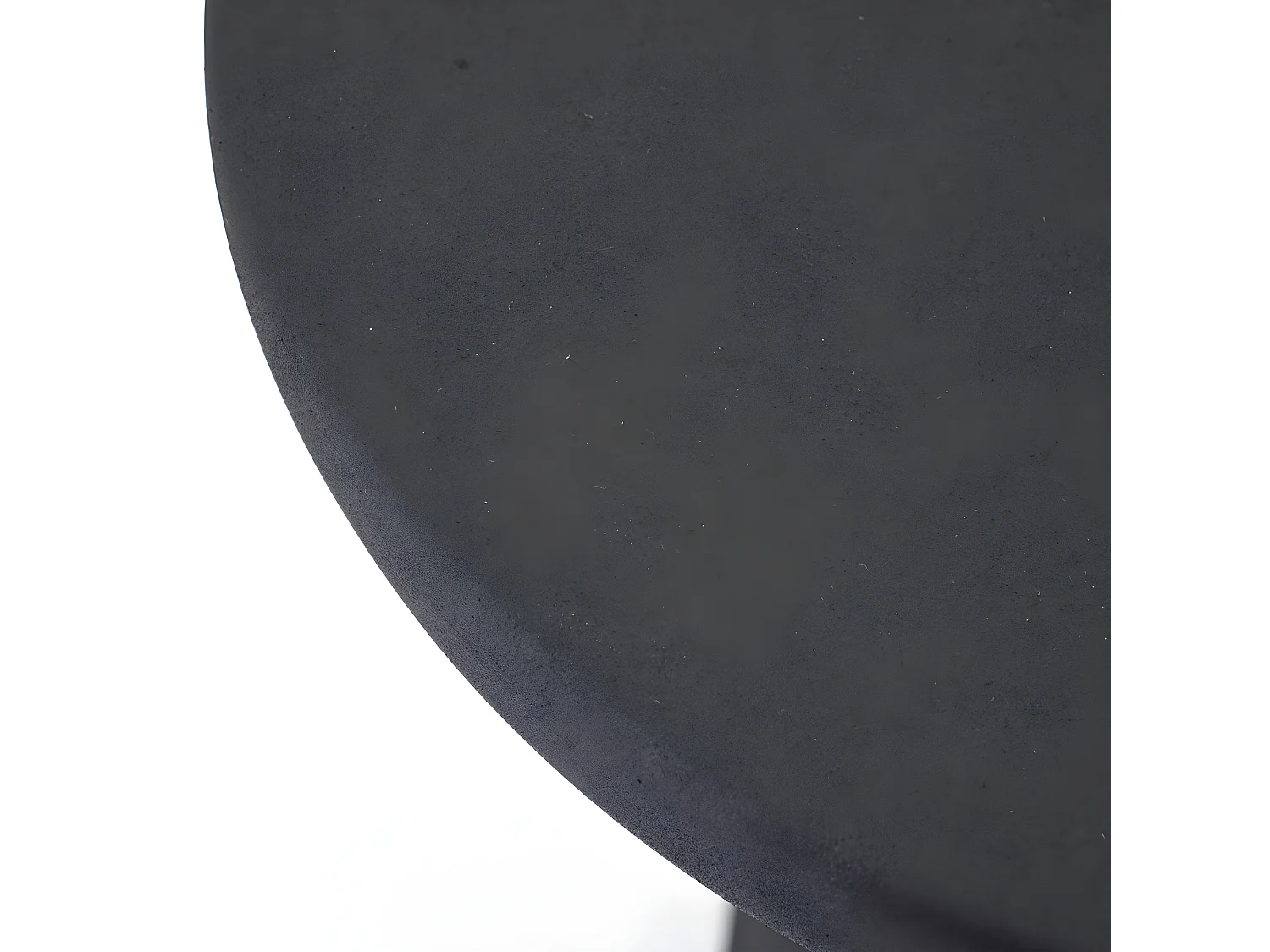 Squand - Table basse en aluminium ø60cm - Noir