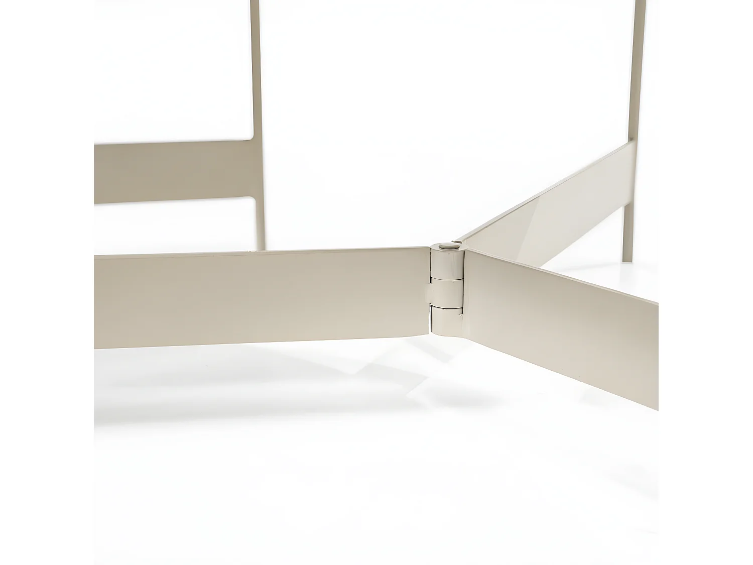 Sib - Lot de 2 tables basses rondes en marbre et métal - Ivoire