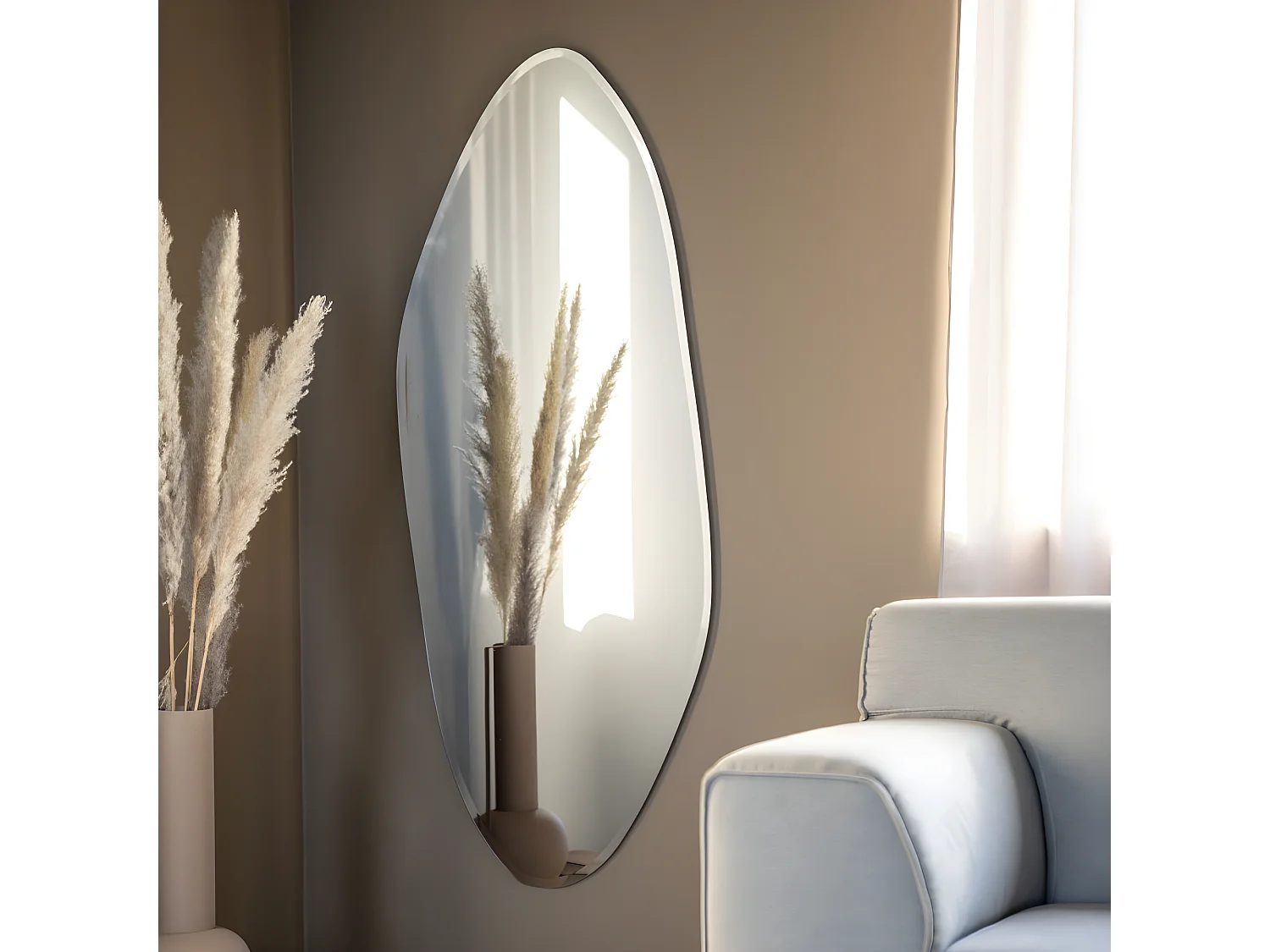 Gem - Miroir organique - Transparent