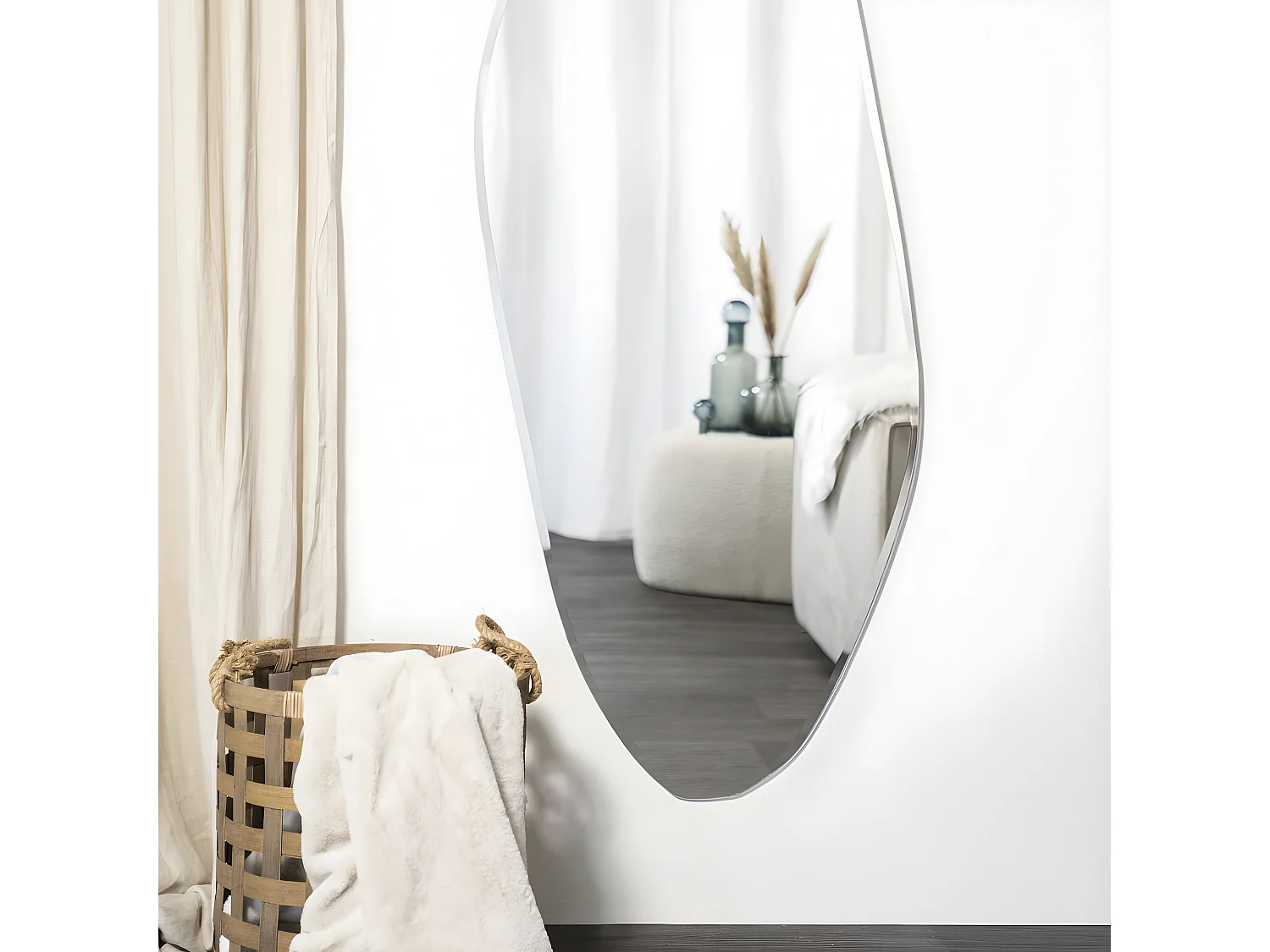 Gem - Miroir organique - Transparent