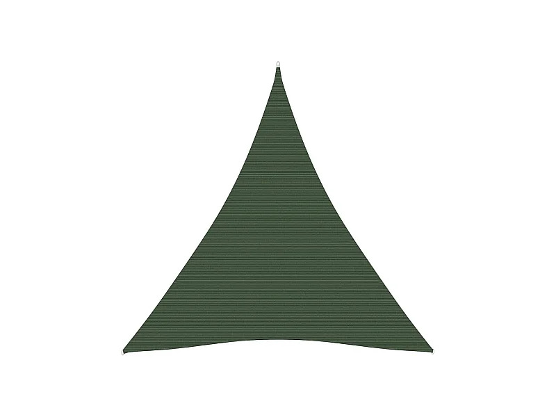 Vela de sombra para sombrilla 160 g/m² 5 x 6 x 6 m HDPE verde oscuro 02_0009441