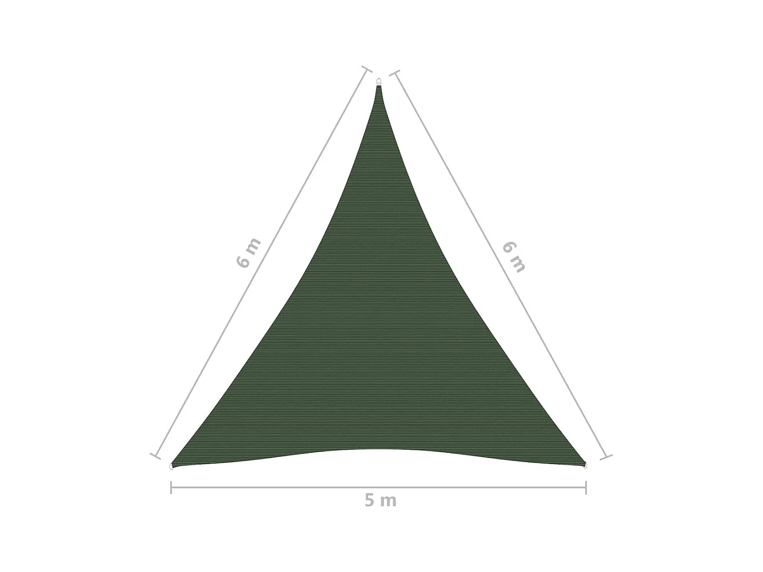 Voile toile d'ombrage parasol 500 x 600 x 600 cm 02_0009441