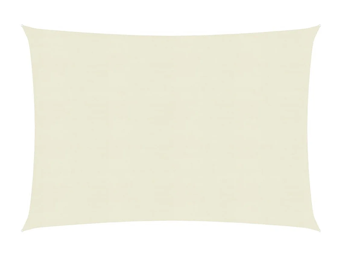 Vela de tecido para guarda-sol 160 g/m² 2,5 x 3 m HDPE creme 02_0009065