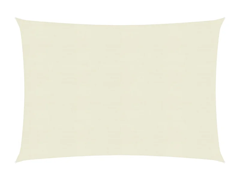 Vela de tecido para guarda-sol 160 g/m² 2,5 x 3 m HDPE creme 02_0009065