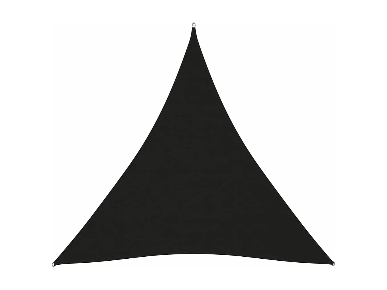 Voile toile d'ombrage parasol tissu noire 300 x 300 x 300 cm 02_0009824