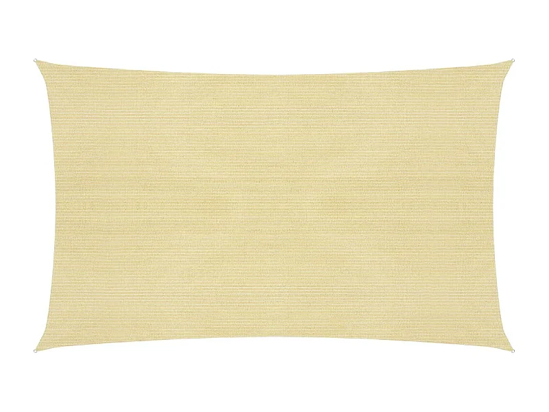 Voile toile d'ombrage parasol beige 450 x 200 x 200 cm 02_0008961