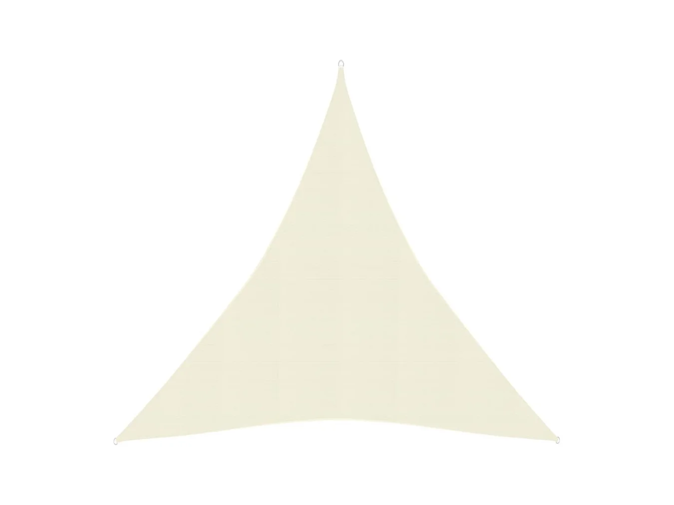 Voile toile d'ombrage parasol crème 300 x 400 x 400 cm 02_0009085