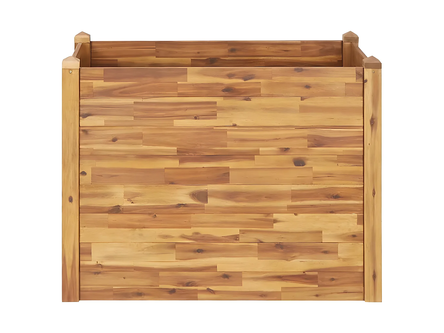 Jardinière lit surélevé plantes bois marron 110 x 60 x 84 cm 02_0000985