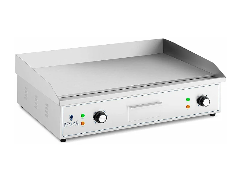 Plancha elettrica professionale - 727 x 420 mm - Superficie liscia - 4.400 watt 14_0004058