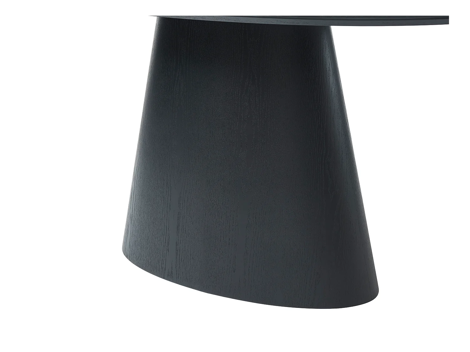 Mesa de comedor 6 cubiertos de MDF - Negro - ANTELADA
