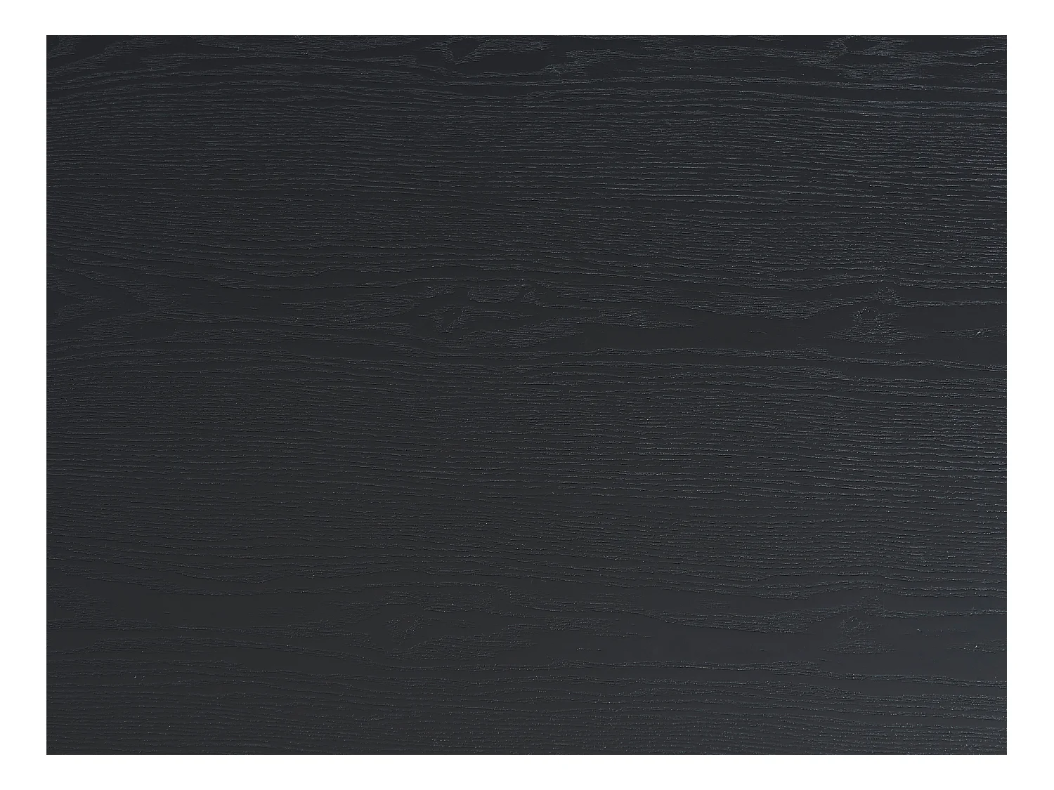 Mesa de comedor 6 cubiertos de MDF - Negro - ANTELADA