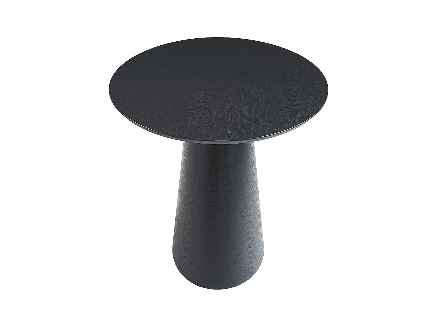 Mesa de comedor 6 cubiertos de MDF - Negro - ANTELADA