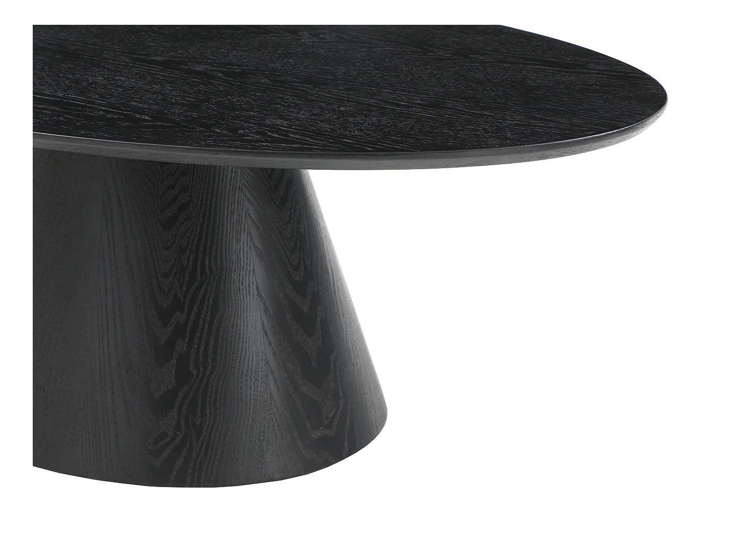 Mesa de centro de MDF - Negro - ANTELADA