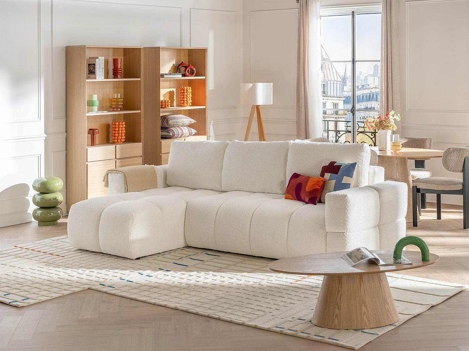 Tavolino in MDF Naturale chiaro  - ANTELADA