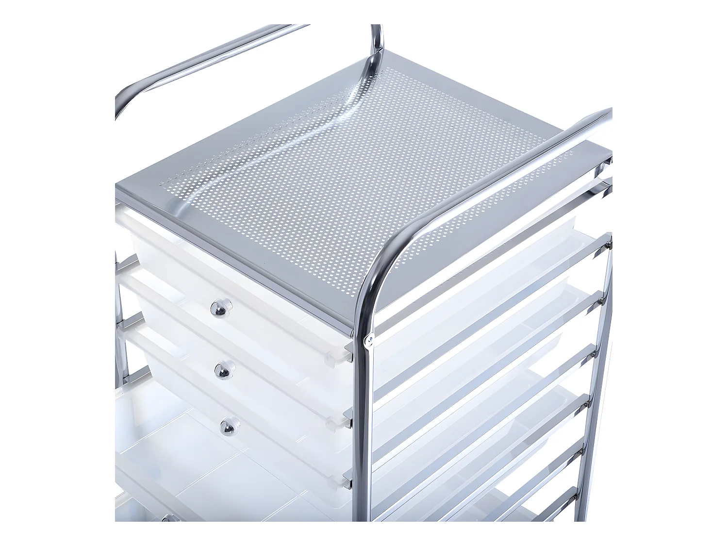 Tour de rangement plastique à tiroirs rangement 32.5 x 37 x 86 cm