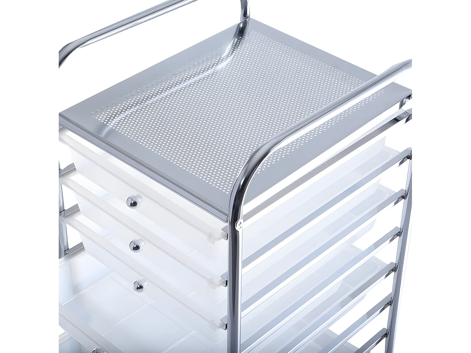 Tour de rangement plastique à tiroirs rangement 32.5 x 37 x 86 cm