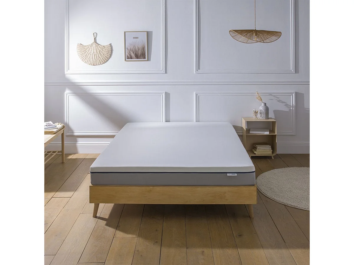 Matelas 140 x 190 cm mousse Hybride - épaisseur 16cm - Confort Ferme - AGRÉABLE