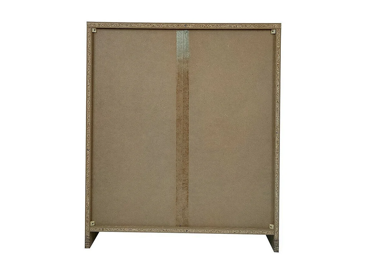 Estante larga design com 2 prateleiras, cor carvalho claro coleção TOLLY