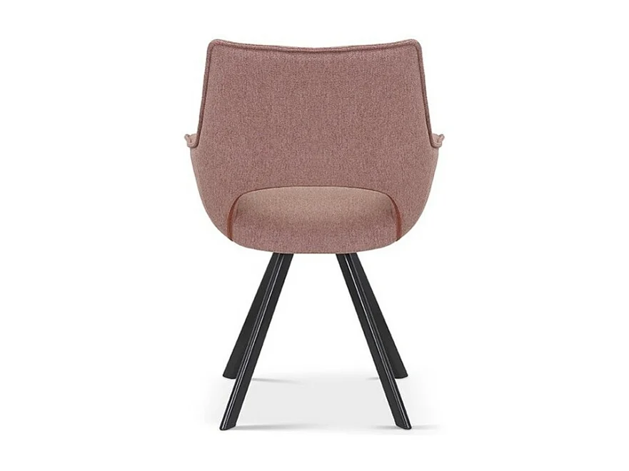 Stoel TIMOTE Stof Roze, afmetingen H86,5 x B61 x D64, ideaal voor uw keuken of eetkamer.