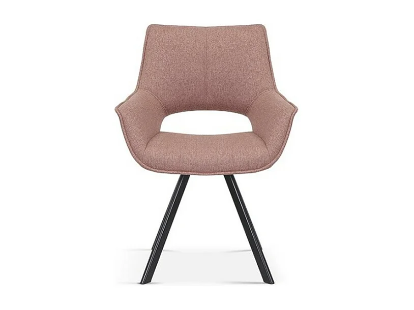 Stoel TIMOTE Stof Roze, afmetingen H86,5 x B61 x D64, ideaal voor uw keuken of eetkamer.