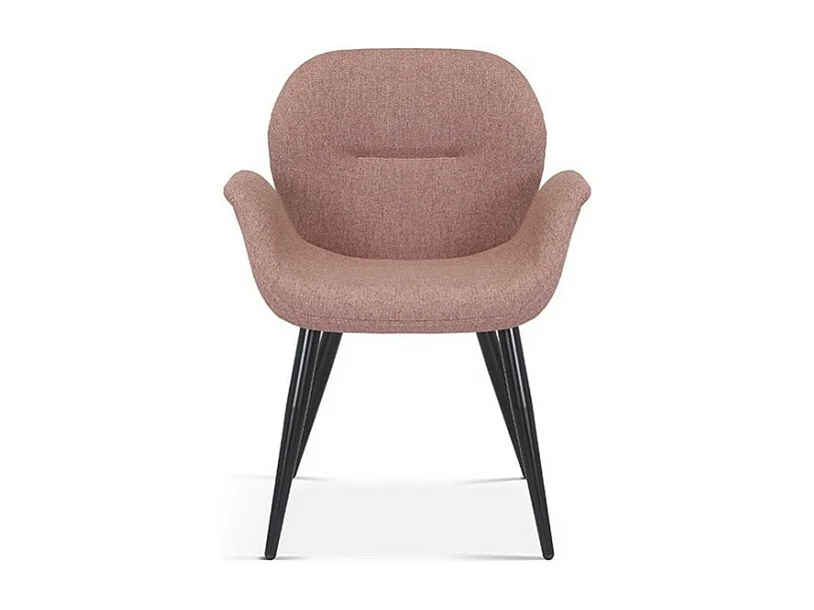 Stuhl MAXIMA Stoff Rosa, Maße H85 x L64 x P60, ideal für Ihre Küche oder Esszimmer.