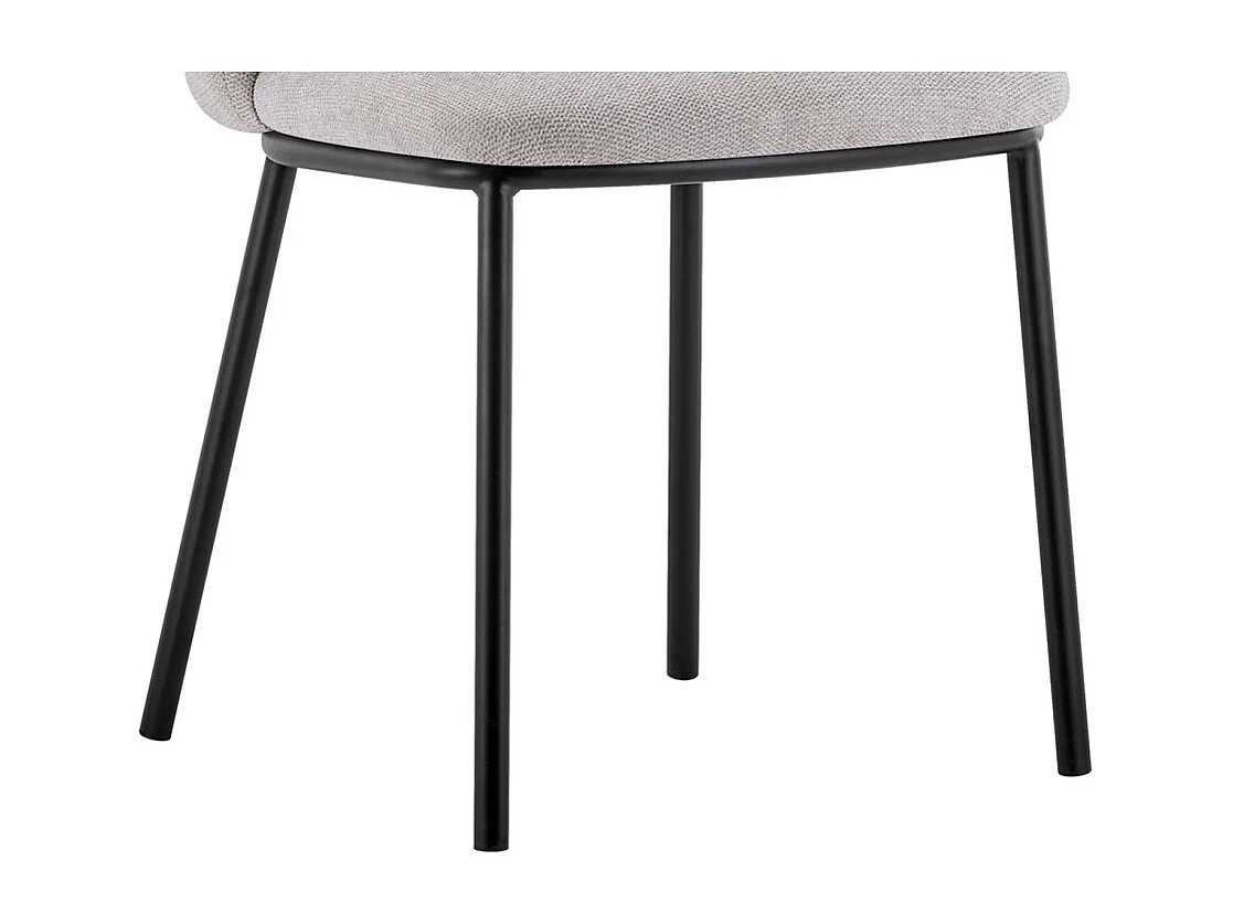 Cadeira 'ARTHUS' Tecido Bege, dimensões A76 x L52 x P54, ideal para a sua cozinha ou sala de jantar