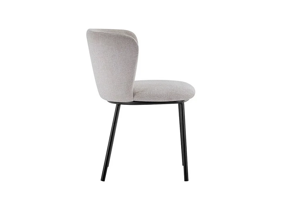 Sedia 'ARTHUS' in tessuto beige, dimensioni H76 x L52 x P54, ideale per la tua cucina o sala da pranzo.