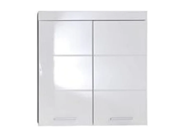 AmandaMandoBea mueble de baño 2 puertas blanco, blanco alto brillo.